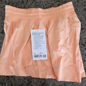 Peach High-Rise Run Shorts